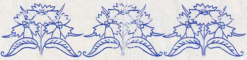 Vintage embroidery transfer - vintage,