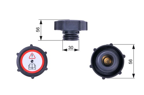Coolant tank cap fits - coolant,