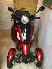 Green Power Mobility Scooter Z T - 4, Red With Black Seat With Basket