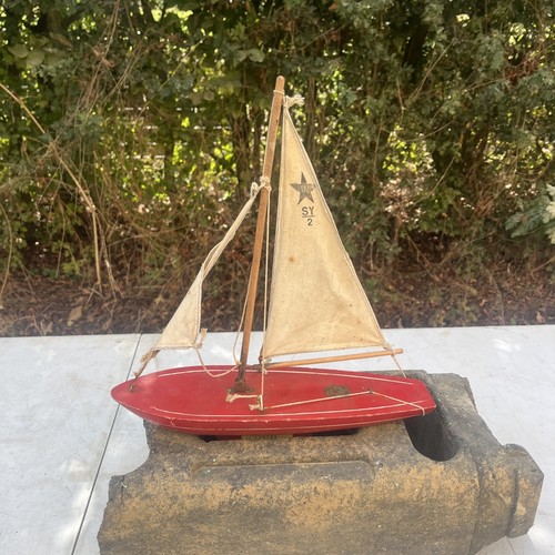 Vintage 1960s star pond yacht - vintage,