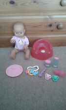 Zapf Creation Baby Born Bath Doll Potty Rattle Dummies Bottle Accessories BUNDLE