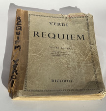 VERDI Requiem Vocal Score | Ricordi | Latin Text - English Translation