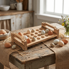 Stackable Wood Egg Holder