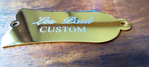 Truss rod cover metal gold - rod,