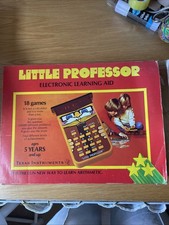 Little Professor Electronic Learning Aid