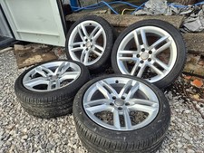 ?Genuine Audi 18 inch Alloy Wheels 5x112 with MATCHING PREMIUM TYRES 7M++