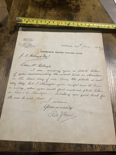1910 original signed - 1910,