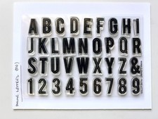 Mama Elephant Inline Letters stamp set