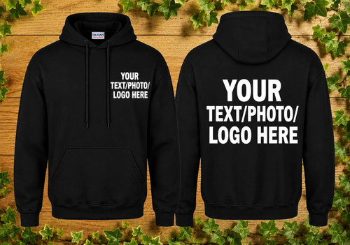 Custom printed hoodie unisex - printed,