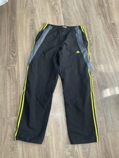 Adidas Vintage Jogging Bottoms Black Track Suit Pants Size S