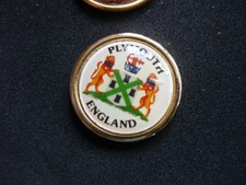 PLYMOUTH SMALL  SOUVENIR BADGE