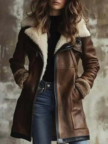 Women shearling sheepskin - shearling,