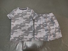 Boy's Grey Summer Pyjamas 8-9