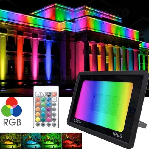 Rgb led floodlight outdoor - led,