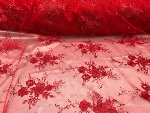 Sequin embroidery mesh - sequin, lace