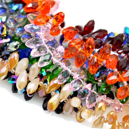 Crystal glass teardrop - glass,