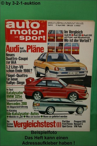 Auto motor sport ford - 8/85, *