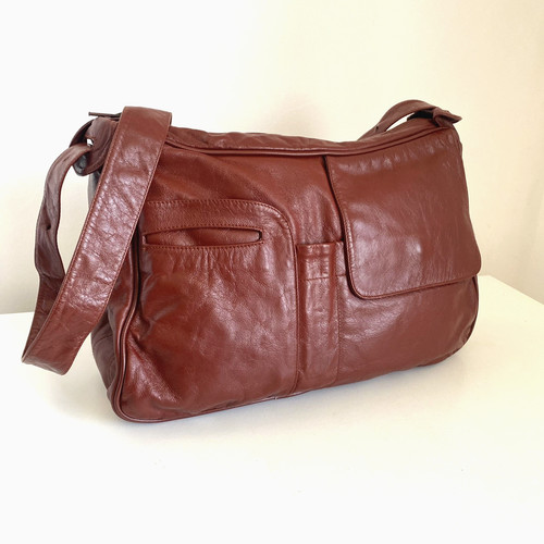 Enny large shoulder bag russet - shoulder,