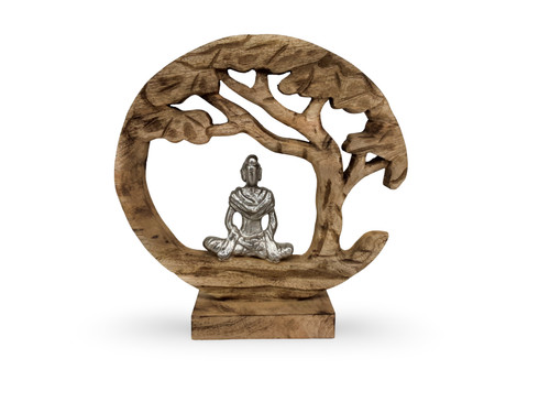 Mango wood and aluminium - and,
