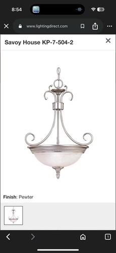 Savoy house pewter - pewter, pendant
