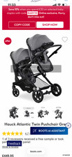 Hauck Atlantic Double Pram