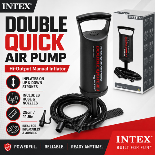 Intex double quick hand pump - intex,