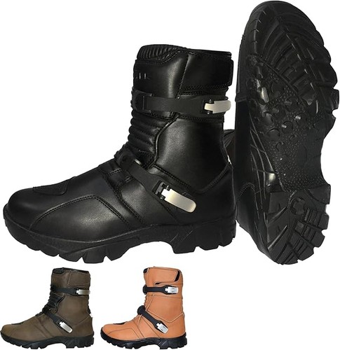 Men motorcycle riding boots - men's,