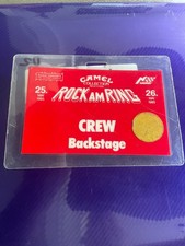 U2 1985 Tour crew  Pass -