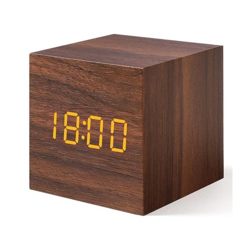 Digital alarm clock mini cube - digital,