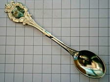 SD101*) Vintage Venice Venezia gondola boat souvenir Collectors spoon