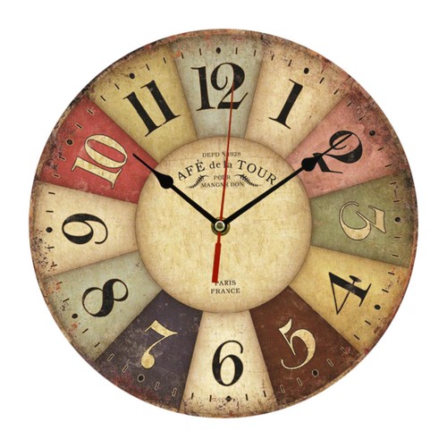 Vintage wall clock shabby - vintage,