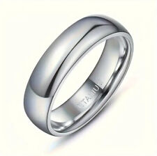 Mens Titanium Wedding Band