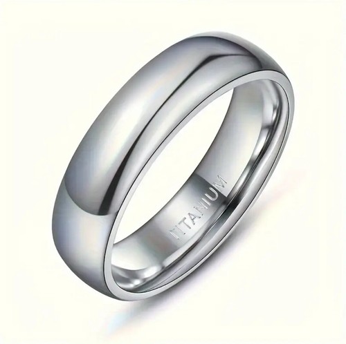 Mens titanium wedding band - mens,
