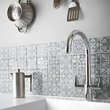 Rosedene Grey Moroccan Self Adhesive Wall Tiles Without Mess Easy To Apply