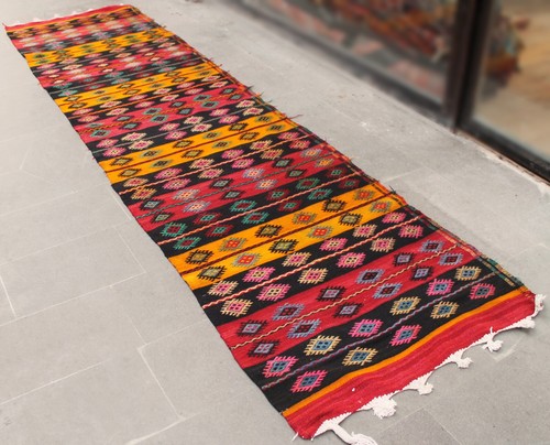 Turkish rug 2x11 size oriental - turkish,