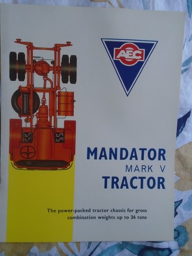 Aec mandator mark tractor - aec, v