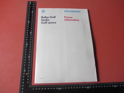 Volkswagen 1989 press - -,