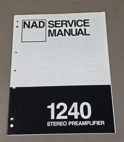 Nad stereo preamplifier 1240 - preamplifier,