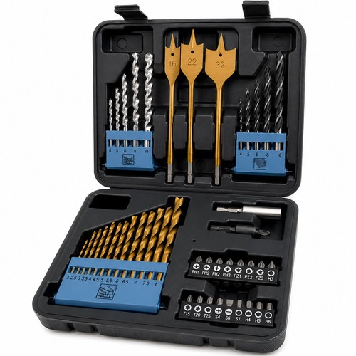 Lumberjack 46pc drill - lumberjack, bit