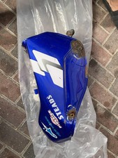 Genuine Original Yamaha DTR125 steel fuel tank blue solid DT125R 88-03