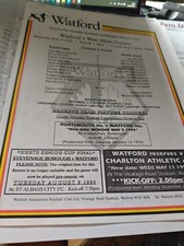 Watford Res V West Ham Res  93/94