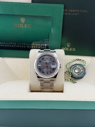 Rolex datejust 36mm wimbledon - rolex,