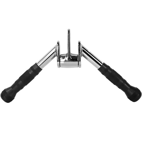 Tricep pull down bar shape - bar, v