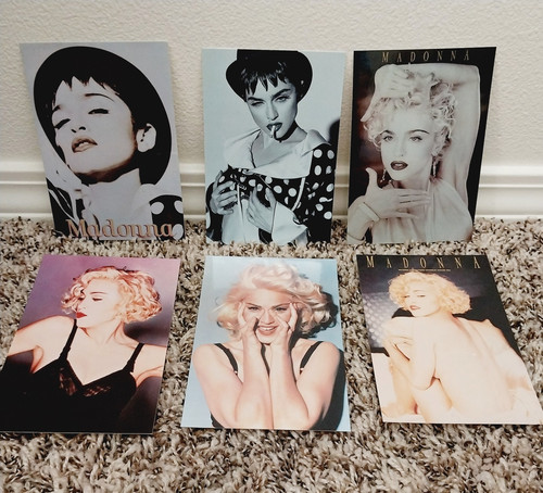 Madonna postcard lot 6 - madonna,
