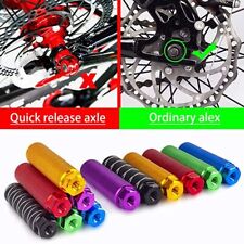 1 Pair MTB BMX Bike Alloy Foot Stunt Pegs Footrest Cylinder Grip Fit 3/8'' Axle