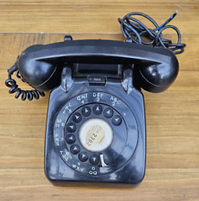 GEC TEL 41K/ATS VINTAGE RETRO BLACK ROTARY TELEPHONE - UNTESTED DISPLAY PROP