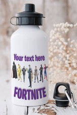 personalised fortnite , stainless steel drinks bottle with 2 lids