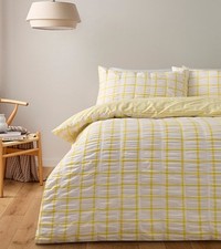 Asda Yellow & White Grid Check