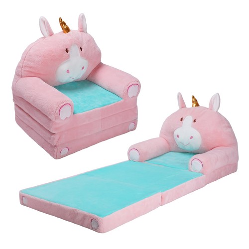 Unicorn kids sofa bed - unicorn, foldable