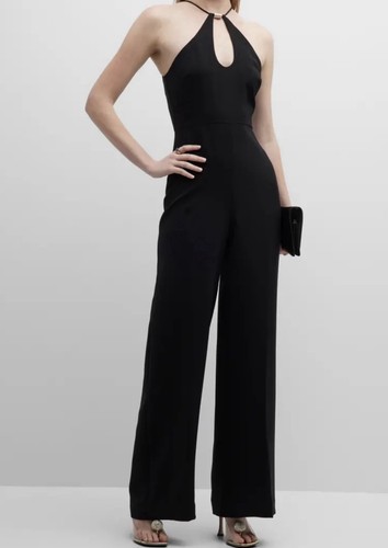 Halston ema cutout wide leg - halston, wide-leg